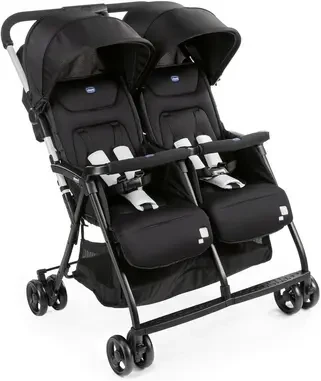 Carrinho de gêmeos Chicco Ohlalà Twin Chicco Black night, Chicco, Preto