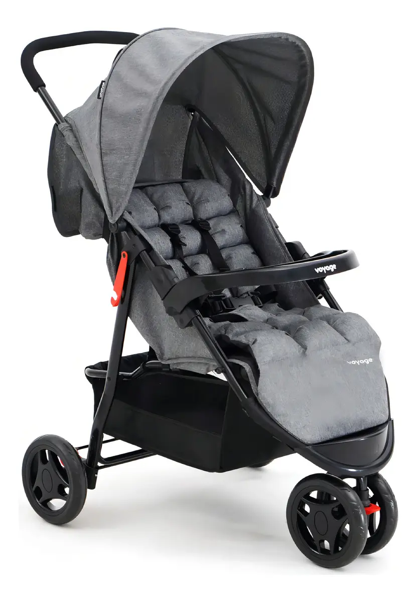 Carrinho de Passeio Voyage Delta Cinza